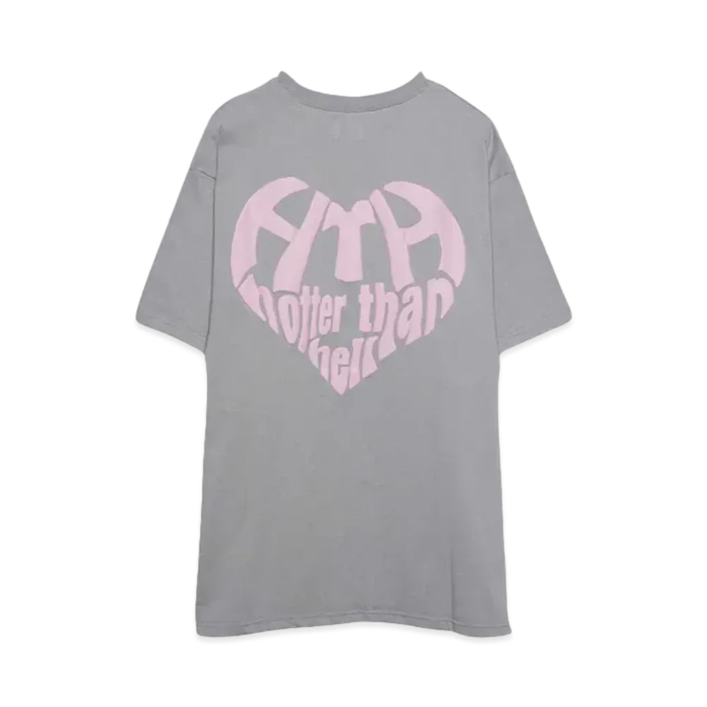 HTH Heart logo tee "Gray"