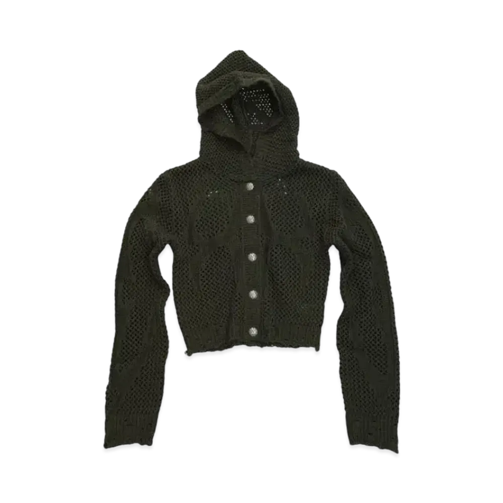THUG CLUB Tribal Net Hoodie Knits "Khaki"