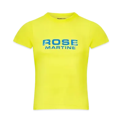 MARTINE ROSE Shrunken T-shirt "Yellow"