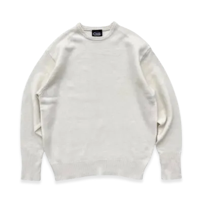 Creek Angler's Device Lambs Wool Knit "White"