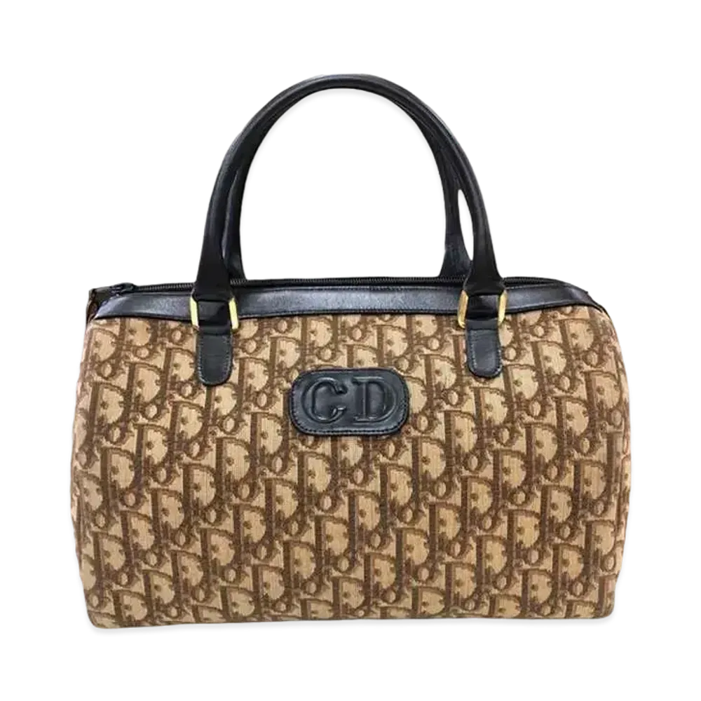 Dior Trotter Mini Boston Bag "Brown"