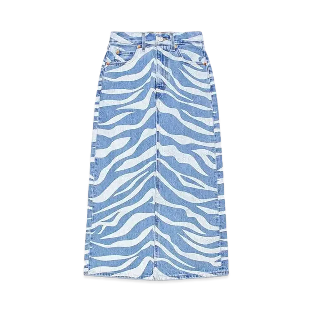 Levi's x CLOT 70'S HIGH MIDI SKIRT "Blue"