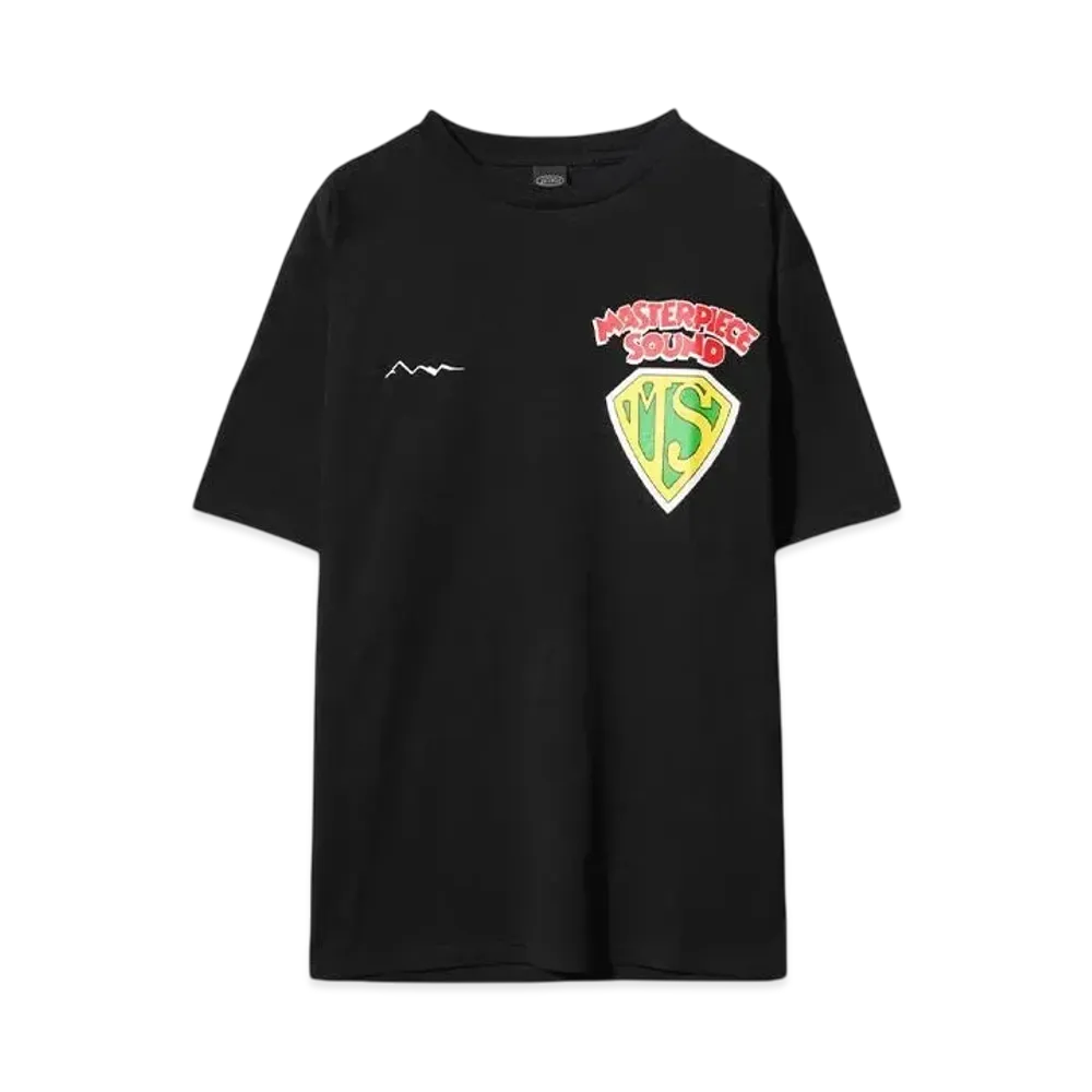 MANASTASH MASTERPIECE SOUND TEE "BLACK"