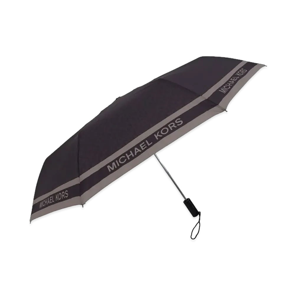 MICHAEL KORS Women's Travel Umbrella "Black"