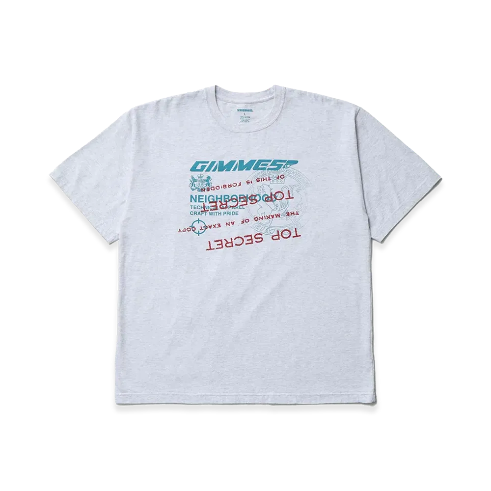 NEIGHBORHOOD x Gimme Five . Tee SS-4 "Grey"