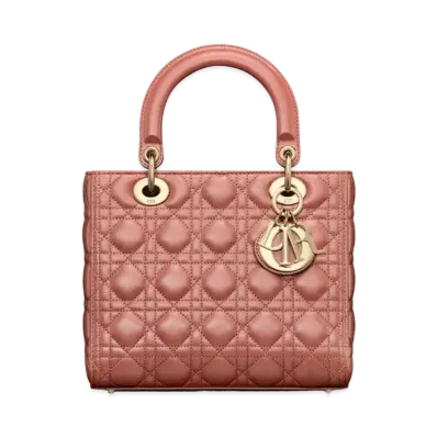 Dior Medium Lady Dior Bag Cannage Lambskin "Rust"