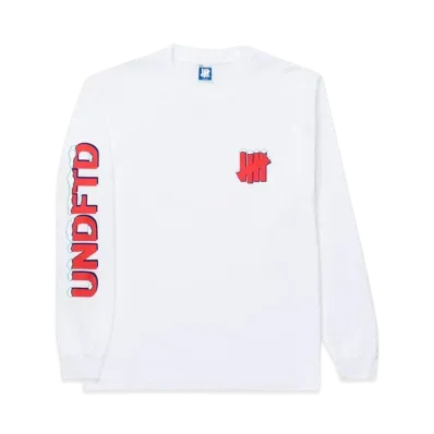 UNDEFEATED Snowdrift L/S Tee "White"