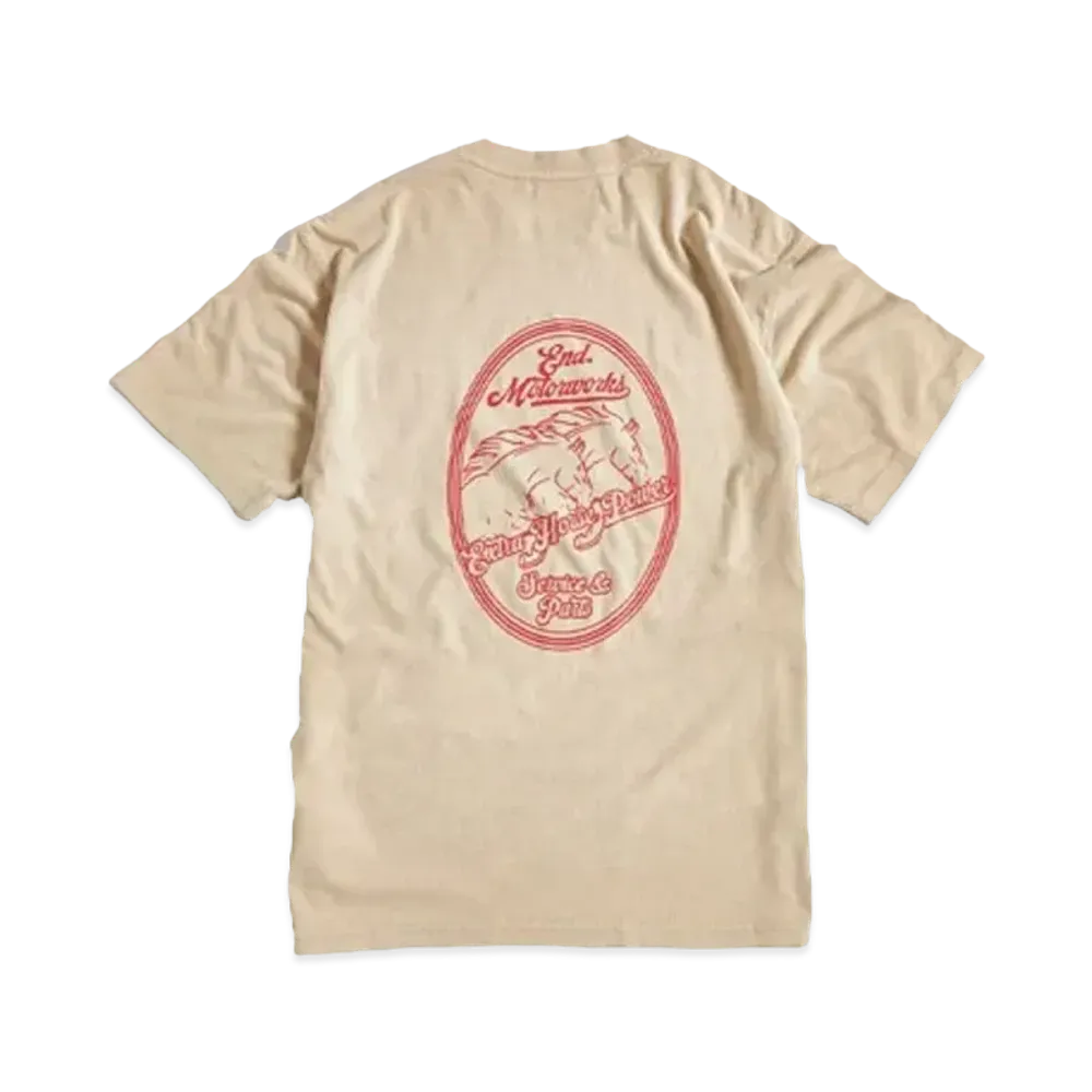 Dickies x END. "MOTORWORKS" Horsepower T-Shirt "Whitecap Grey"