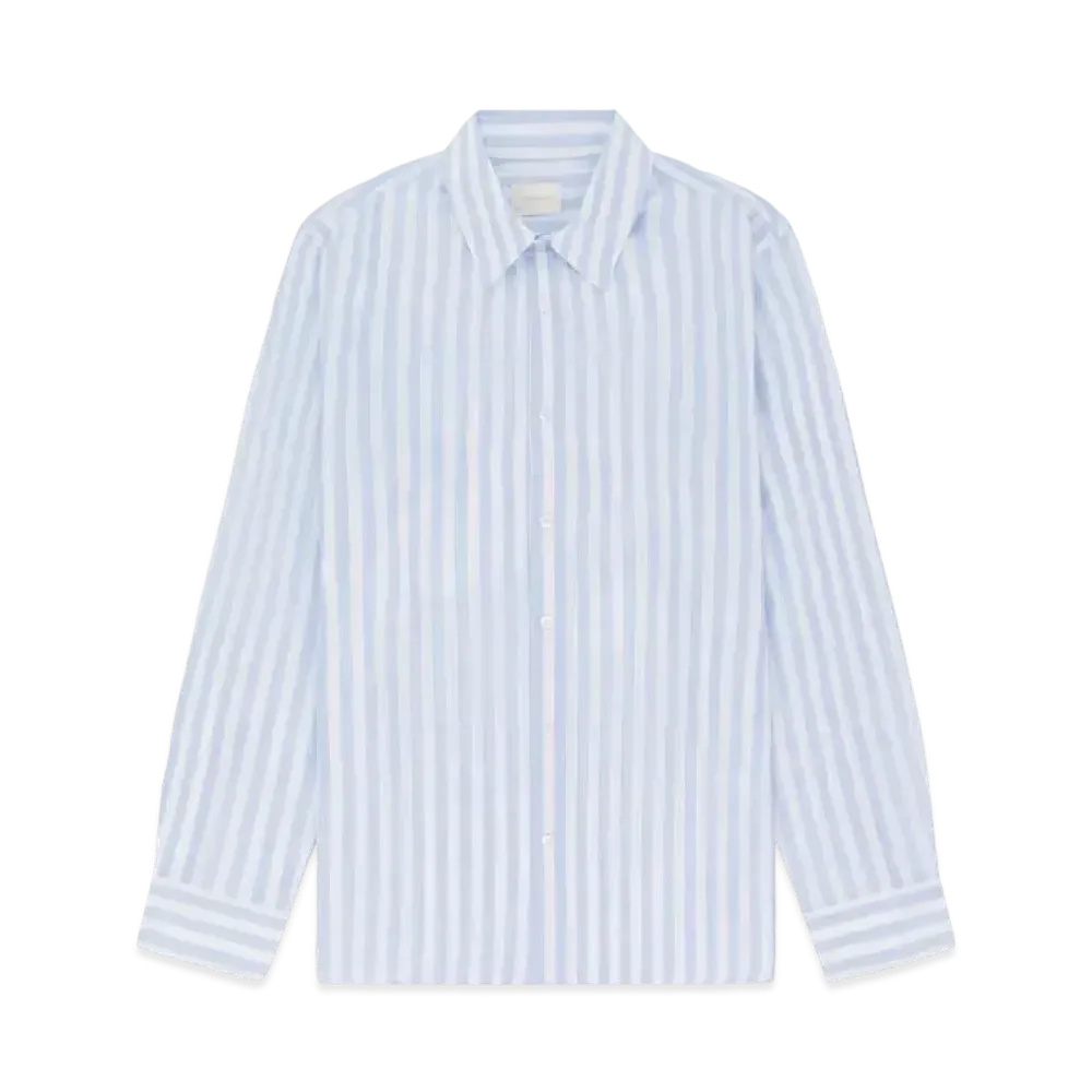 Aime Leon Dore Jacquard Stripe Shirt "Blue & White"