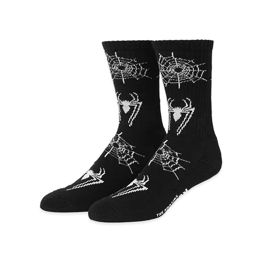 HUF x Spider-Man Crew Socks "Black"