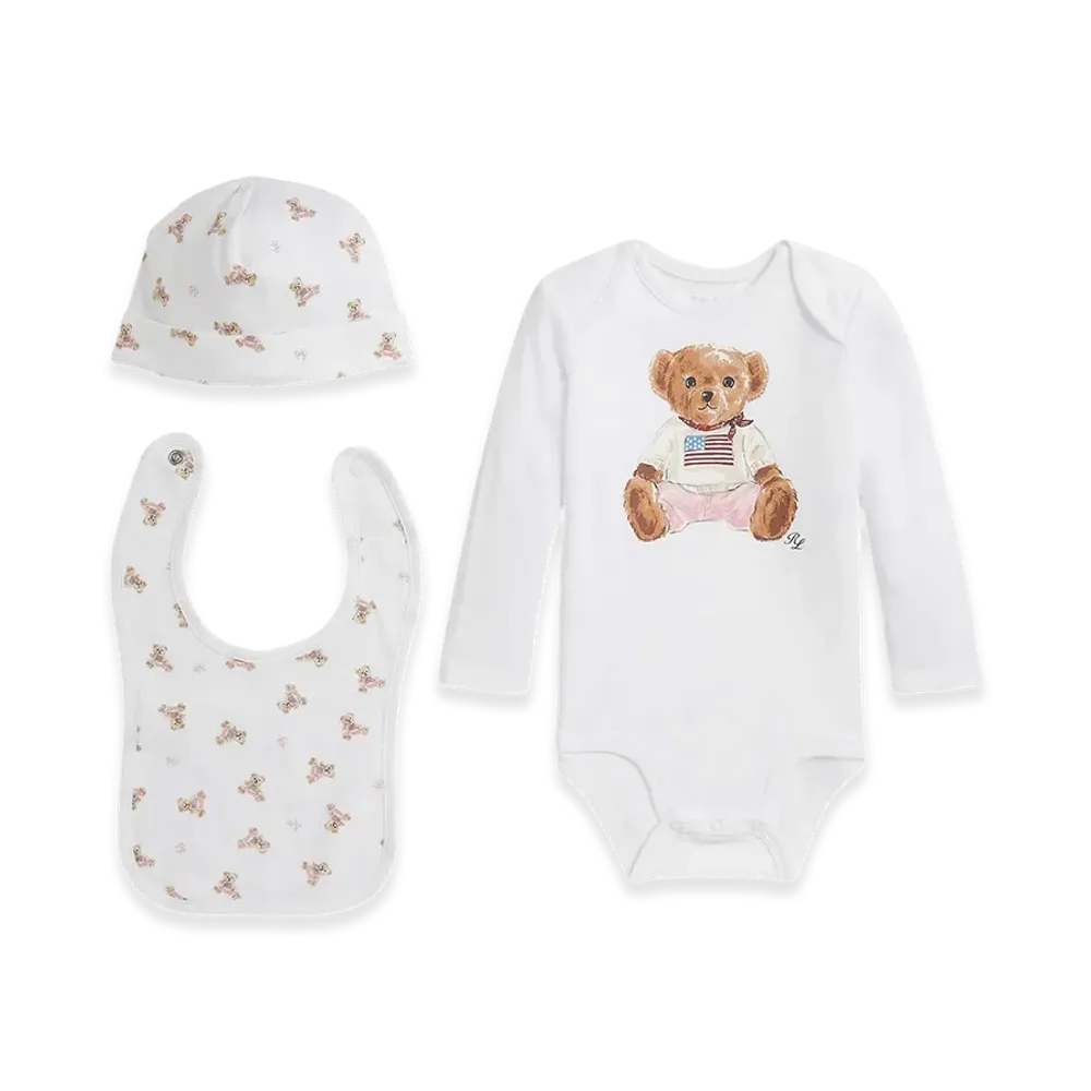 Polo Ralph Lauren Kids Knit Gift Box Set "White"
