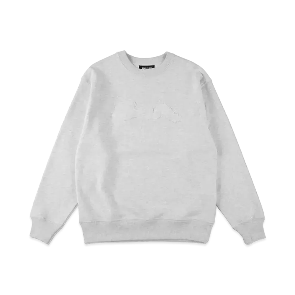 WIND AND SEA Heptagon Logo Crewneck Sweatshirt "Ash"