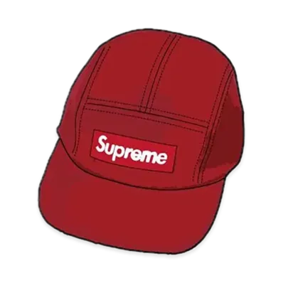 Supreme Wool Camp Cap "Red" (24FW)