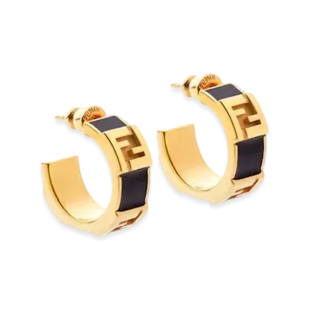 FENDI Forever Fendi Earrings "Black"