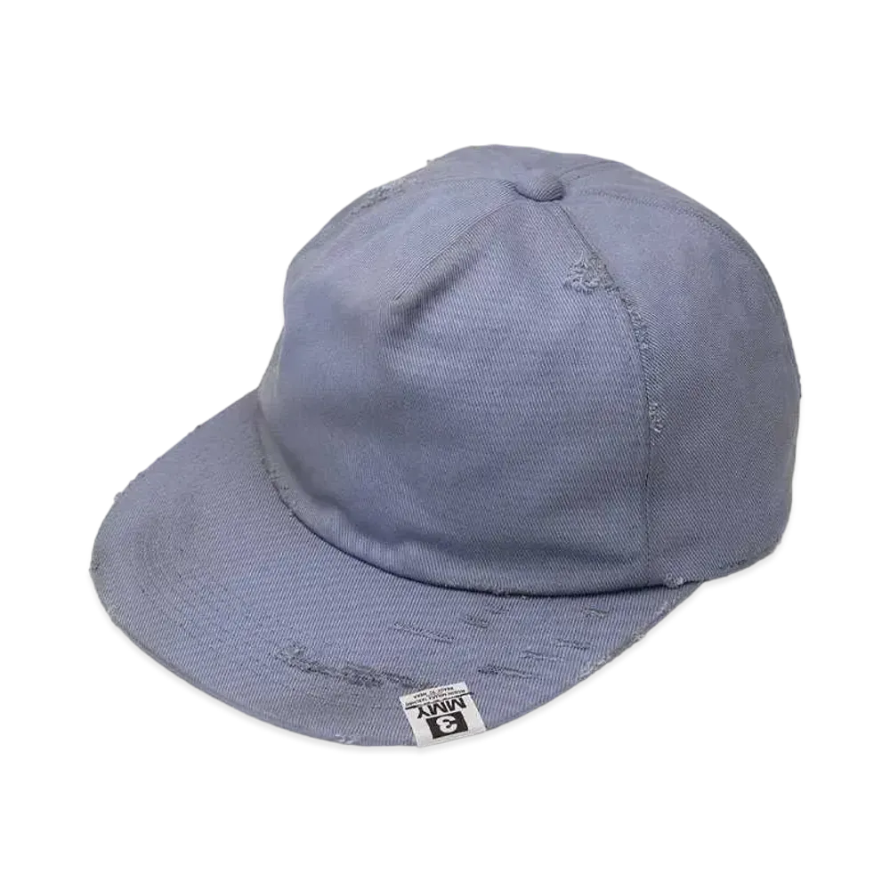 Maison MIHARA YASUHIRO Damaged Canvas Big Cap "Blue"