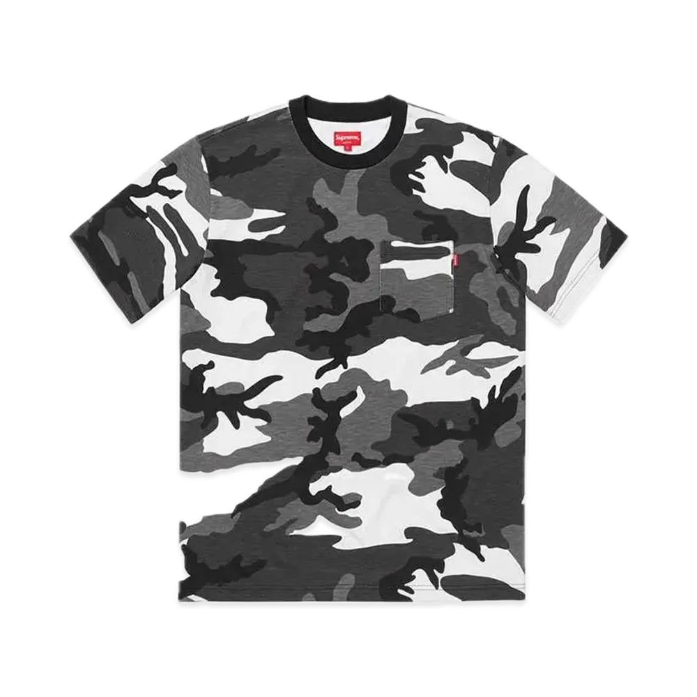 Supreme S/S Pocket Tee "Snow Camo" (18FW)