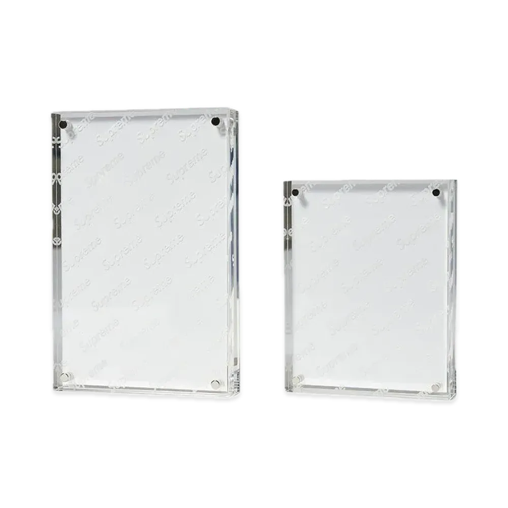 Supreme Acrylic Photo Frame (Set of 2) "Clear"
