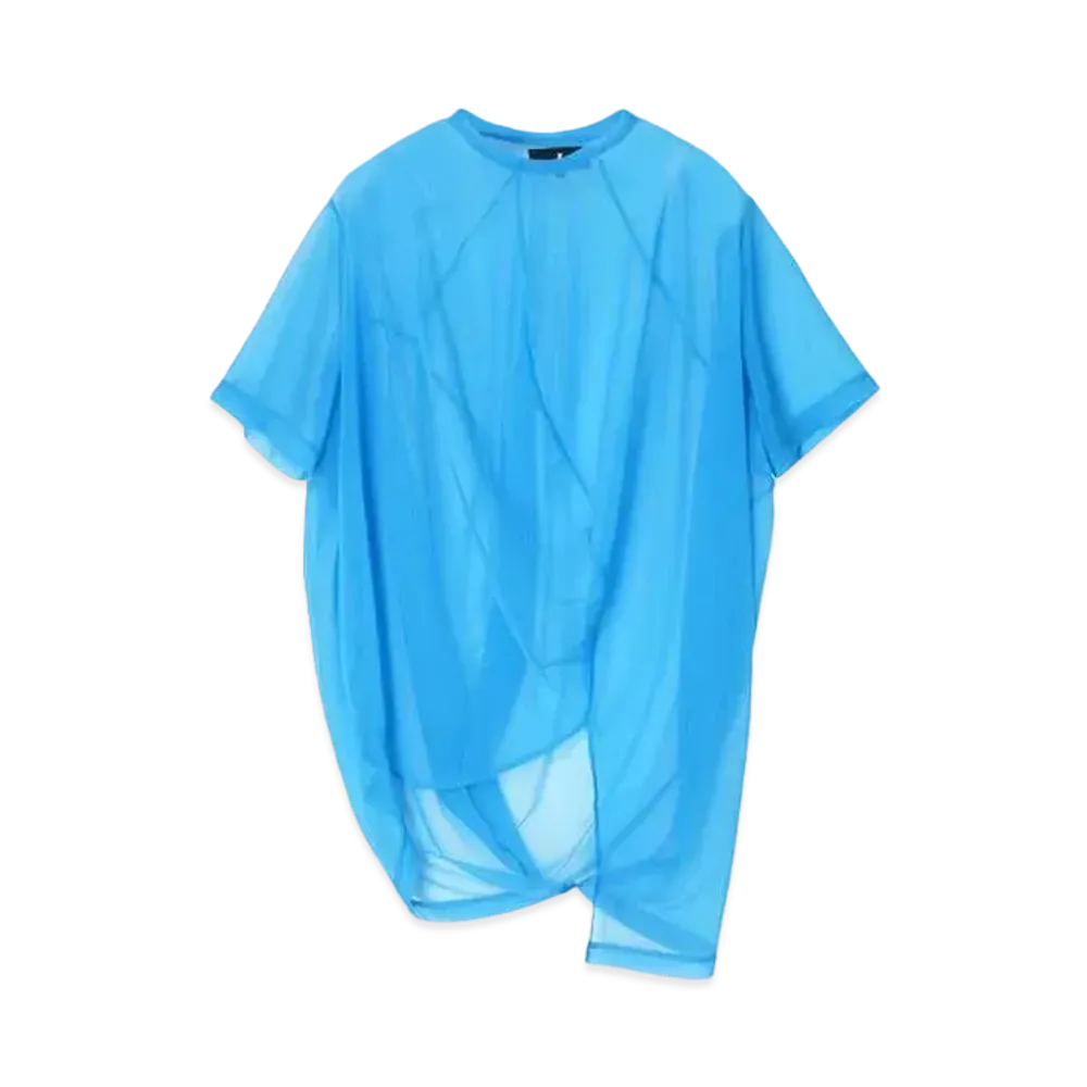 ANREALAGE Ball Rayon Tee "Blue"