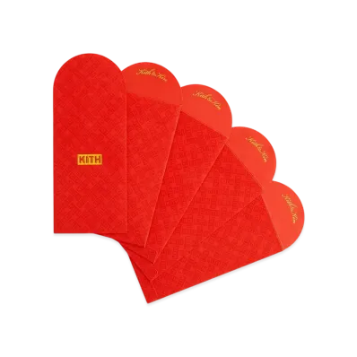 Kith Treats Lunar New Year 2025 Hongbao Set of 5 "Red"