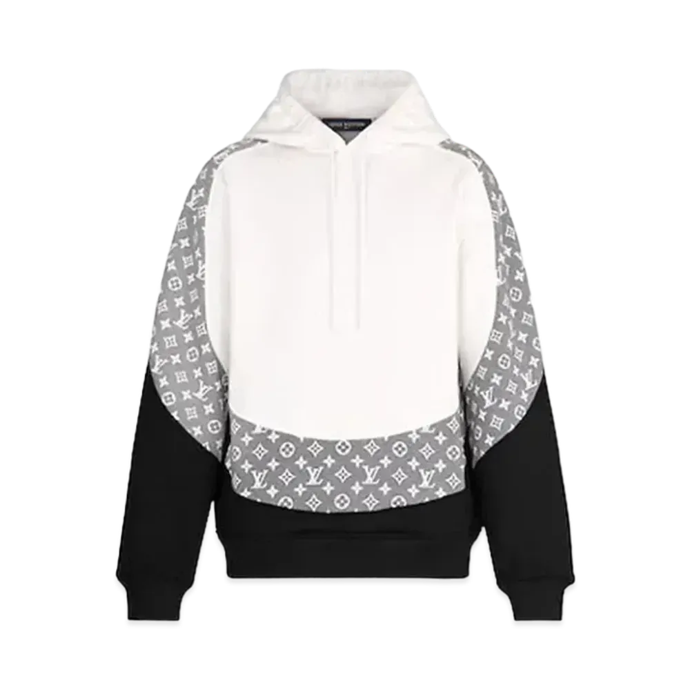 Louis Vuitton Monogram Circle Cut Hoodie "Noir/Blanc"