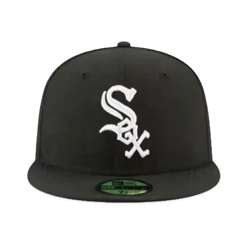 NEW ERA 59FIFTY 5950 MLB "White Socks Black"