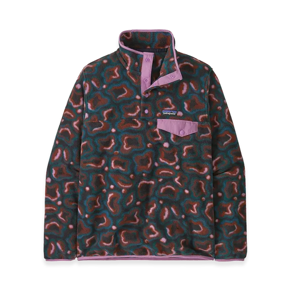 Patagonia Women's Lightweight Synchilla Snap-T Pullover "Soft Spirea/Dried Vanilla"