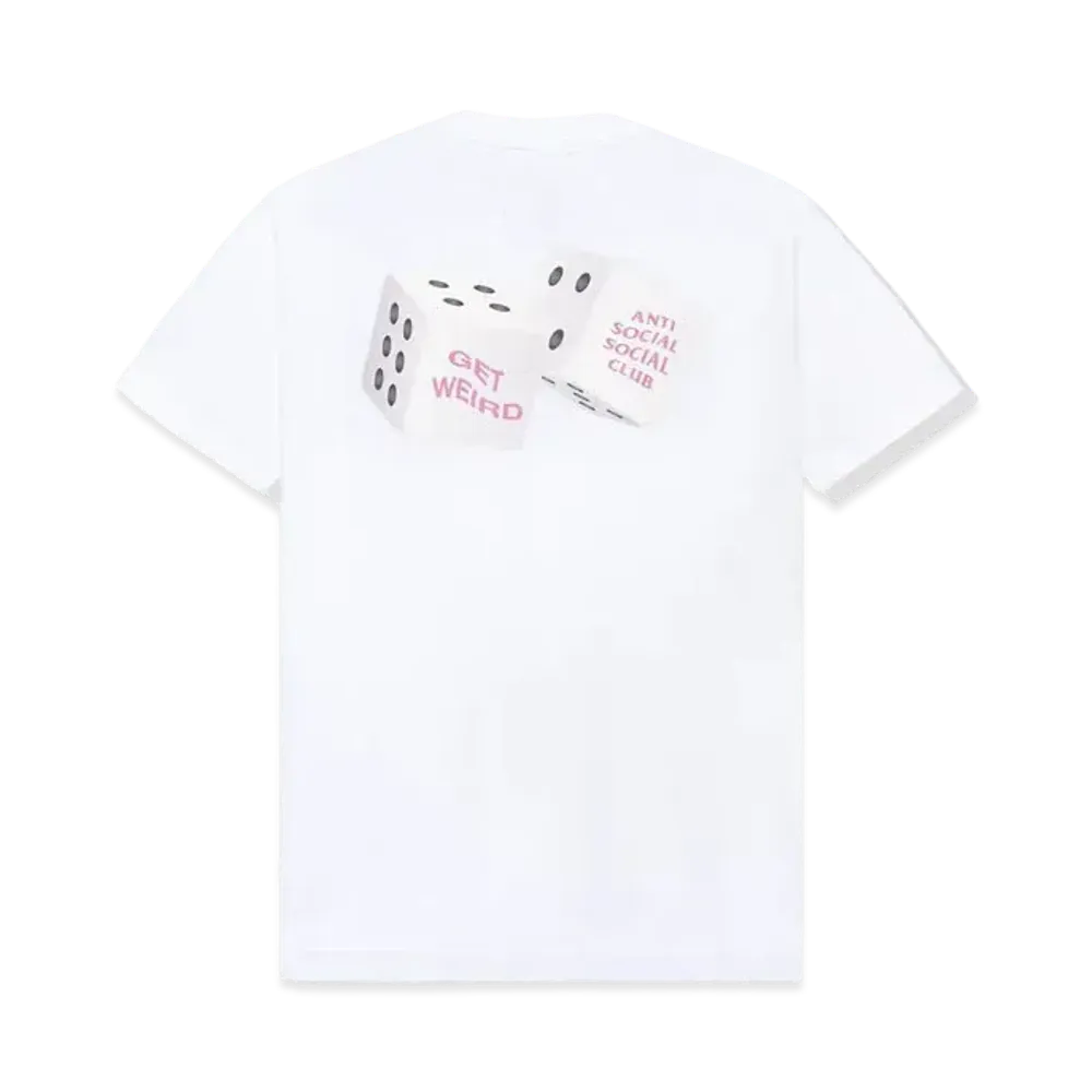 ANTI SOCIAL SOCIAL CLUB FA22 Best Of Luck White Tee "White"
