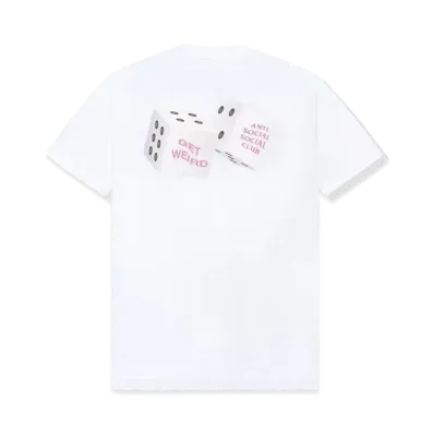 ANTI SOCIAL SOCIAL CLUB FA22 Best Of Luck White Tee "White"