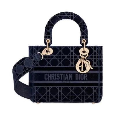 Dior Medium Lady D-Lite Bag "Navy"