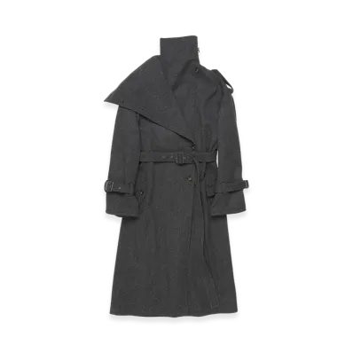 Acne Studios Belted Coat "Grey/black"