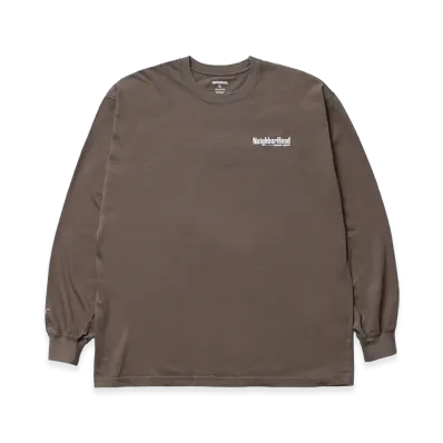 NEIGHBORHOOD NH . Tee LS-14 "Brown"