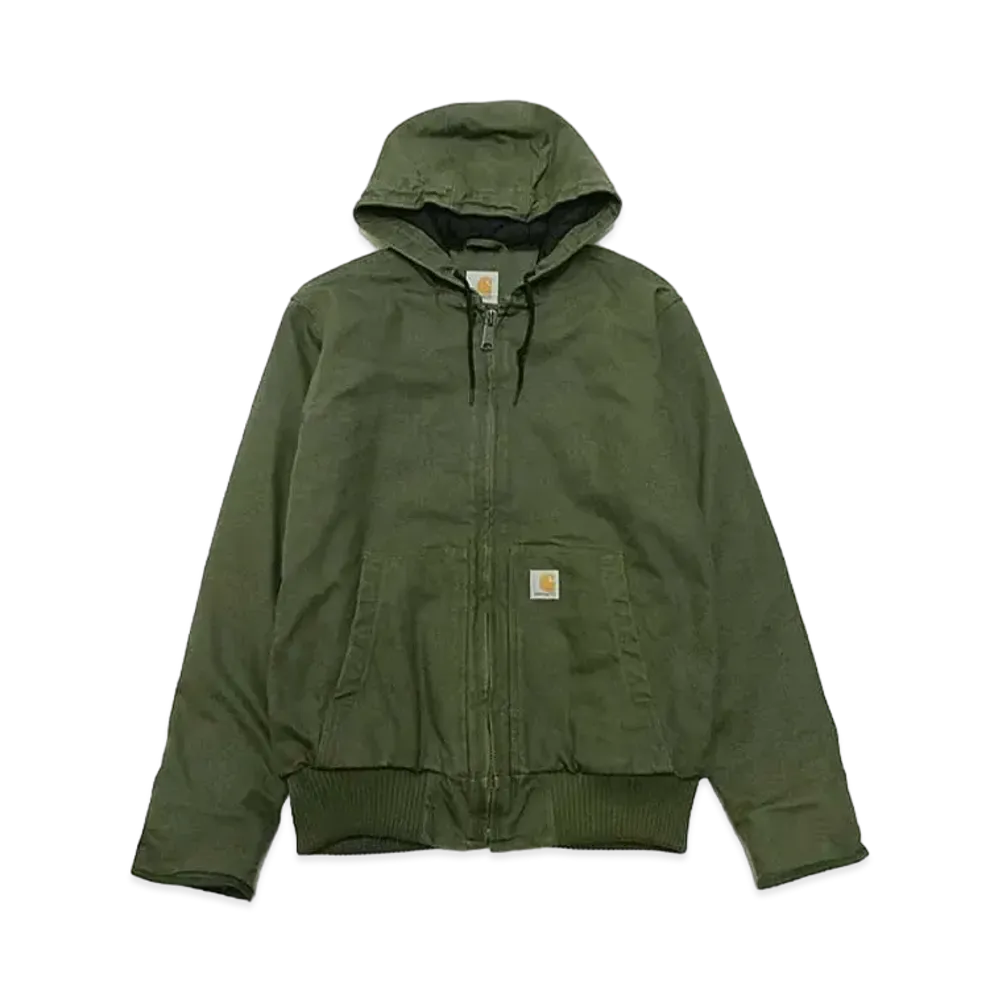 Carhartt WIP Quilting Lined Duck Active Jacket Quilting Liner Duck Hood Jacket "Moss Green"