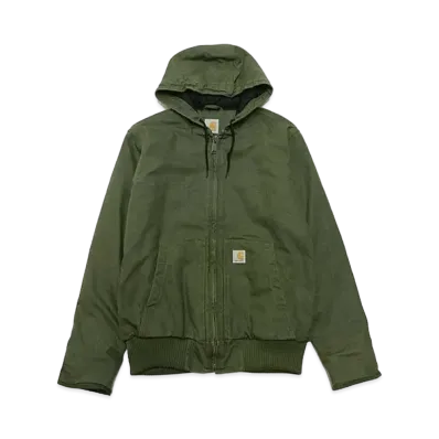 Carhartt WIP Quilting Lined Duck Active Jacket Quilting Liner Duck Hood Jacket "Moss Green"