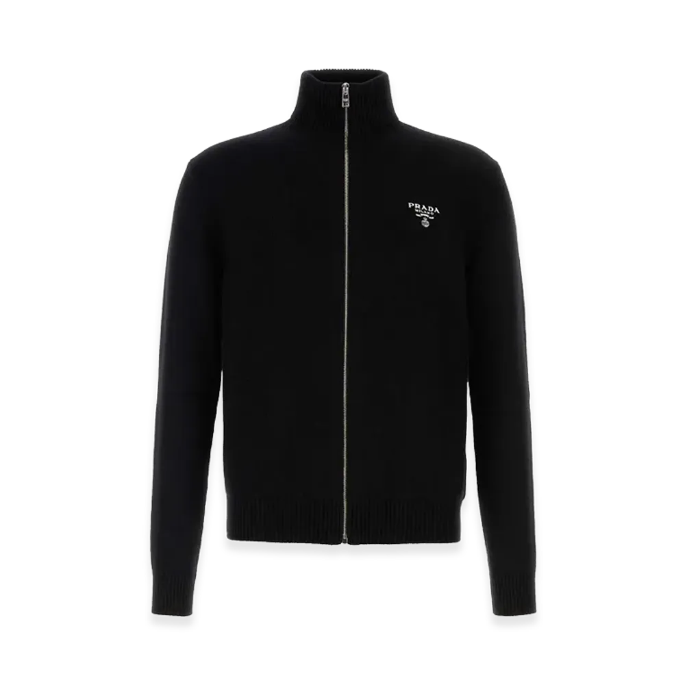 PRADA Cashmere Cardigan "Black"