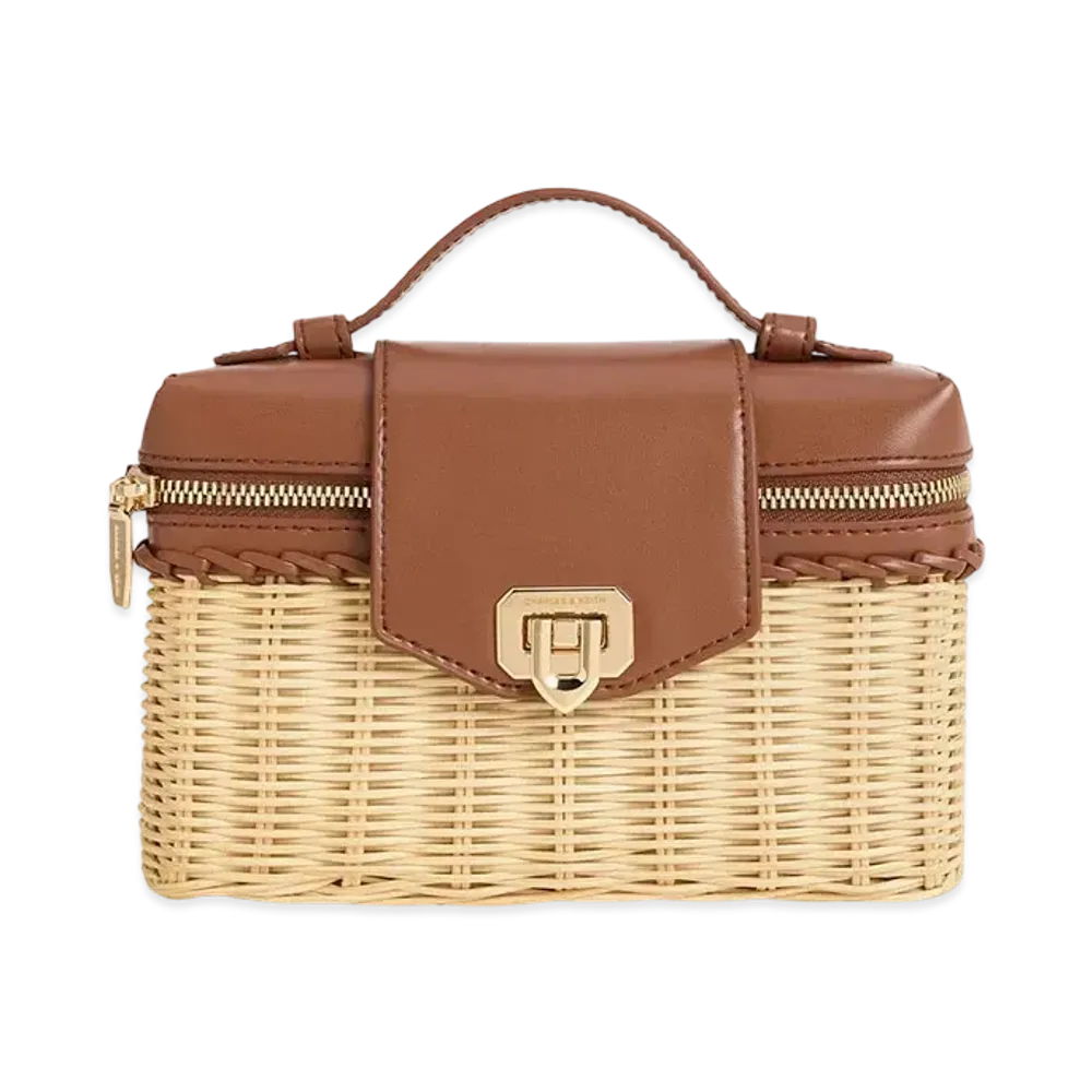 CHARLES & KEITH Arwen Top Handle Vanity Bag "Multi"