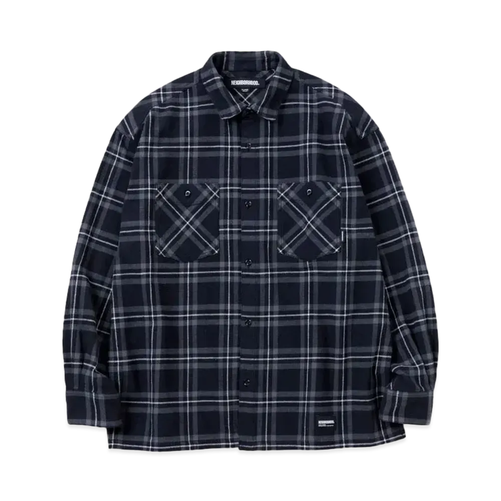 NEIGHBORHOOD Tartan Check Shirt LS "Black"