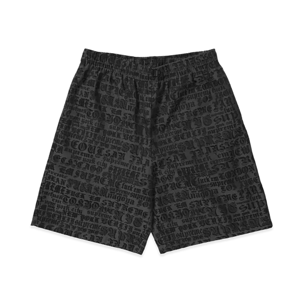 Supreme Cities Jacquard Short "Black"