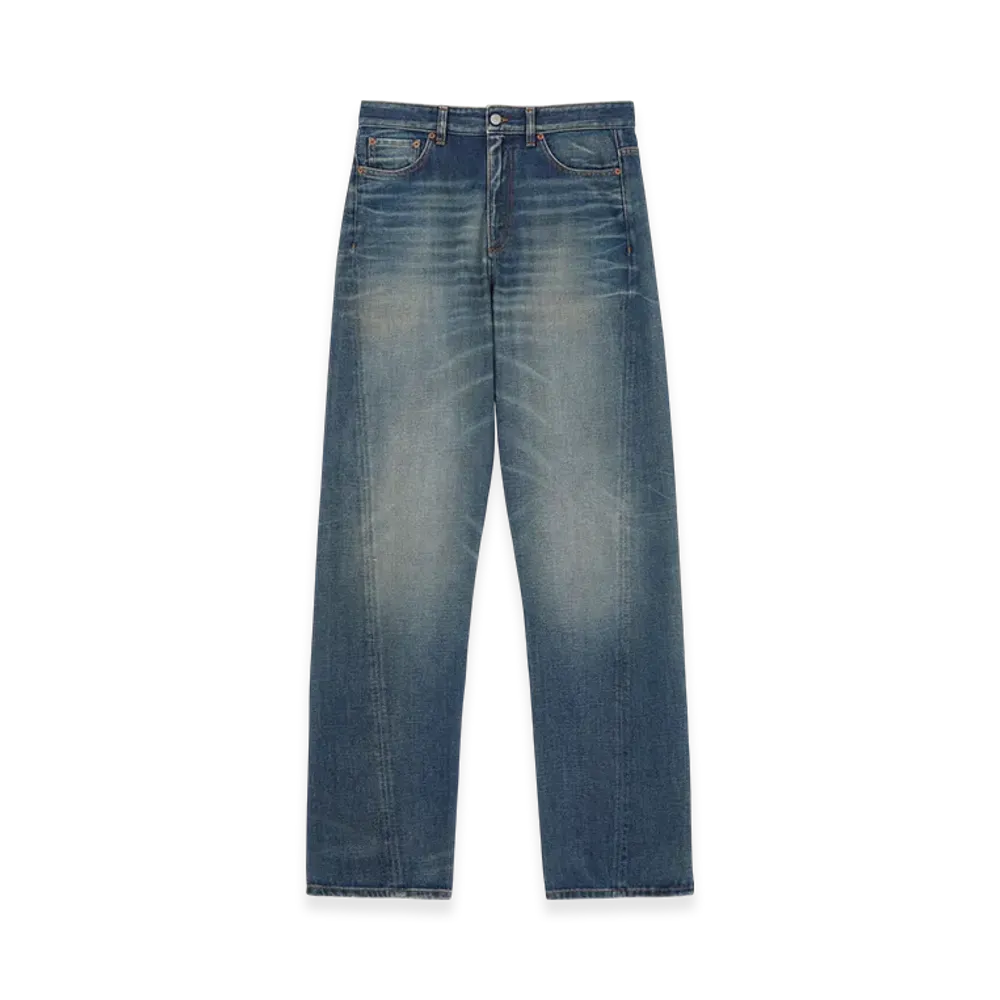 MM6 Maison Margiela Men's Wide Leg Jeans "Blue"