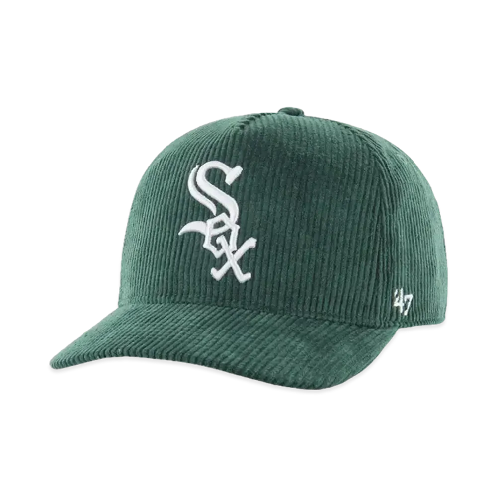 47 Hitch Corduroy "White Socks Green"