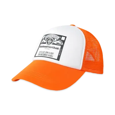 Wasted Youth x thisisneverthat MESH CAP "Orange" / VERDY