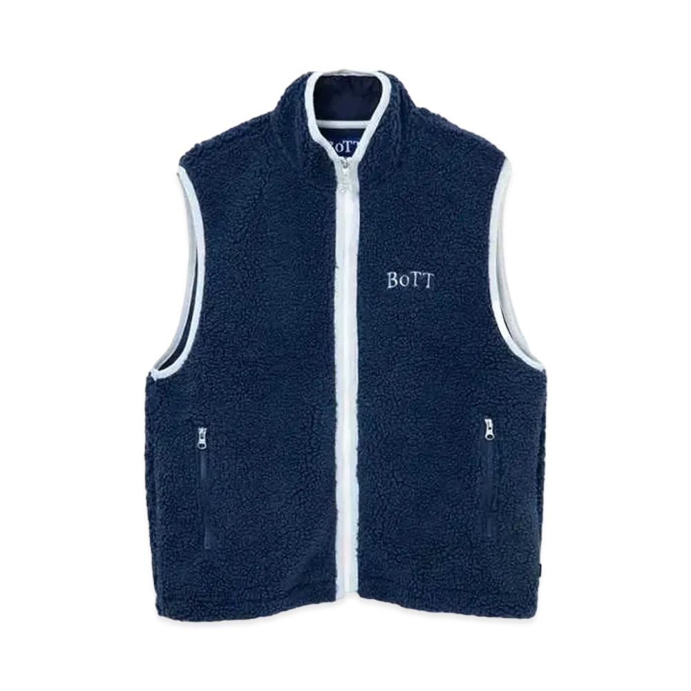 BoTT Full Zip Fleece Vest "Navy"