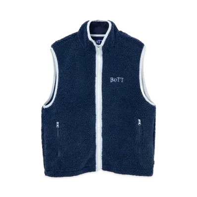 BoTT Full Zip Fleece Vest "Navy"