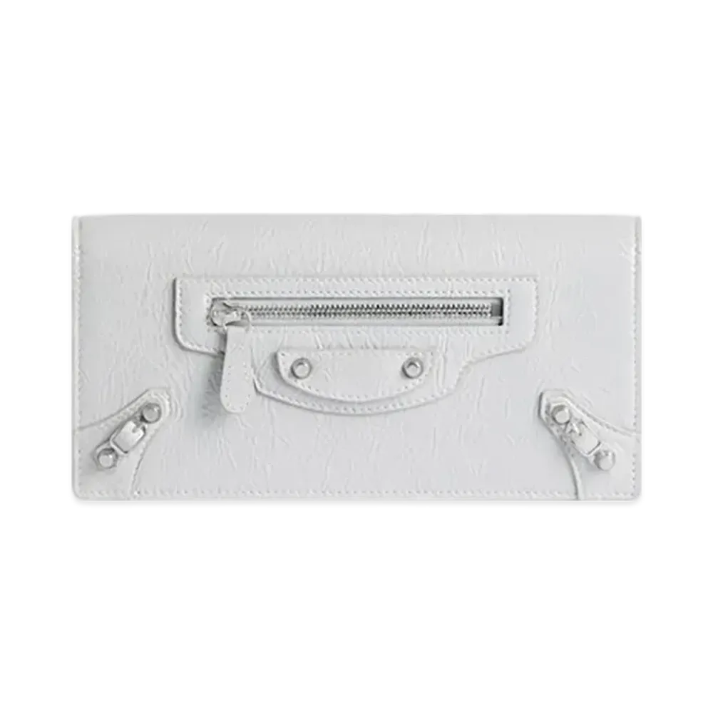 BALENCIAGA Le City Money Long Wallet "Light Grey"