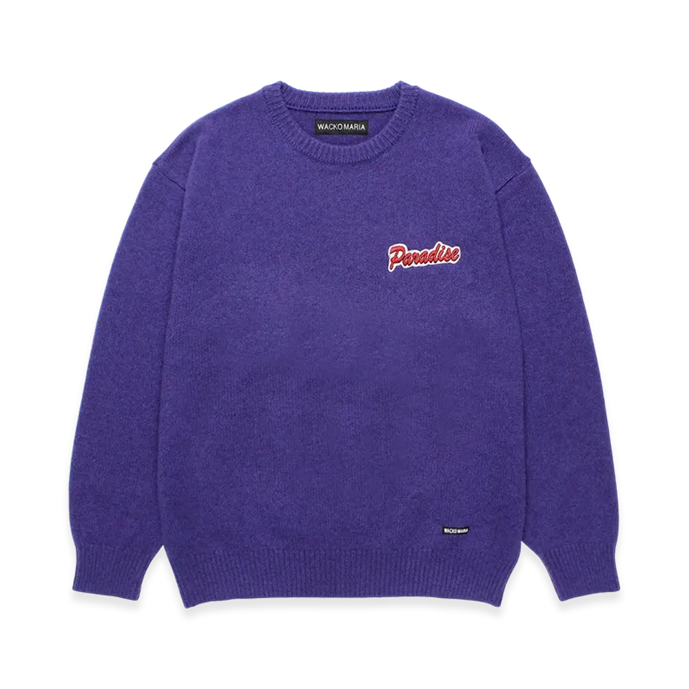 WACKO MARIA Classic Knit Sweater "Purple"