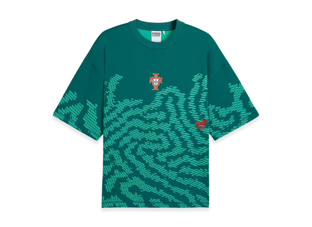 PUMA x Salehe Bembury x Portugal Football King Short Sleeve T-Shirt "Emerald Ice"