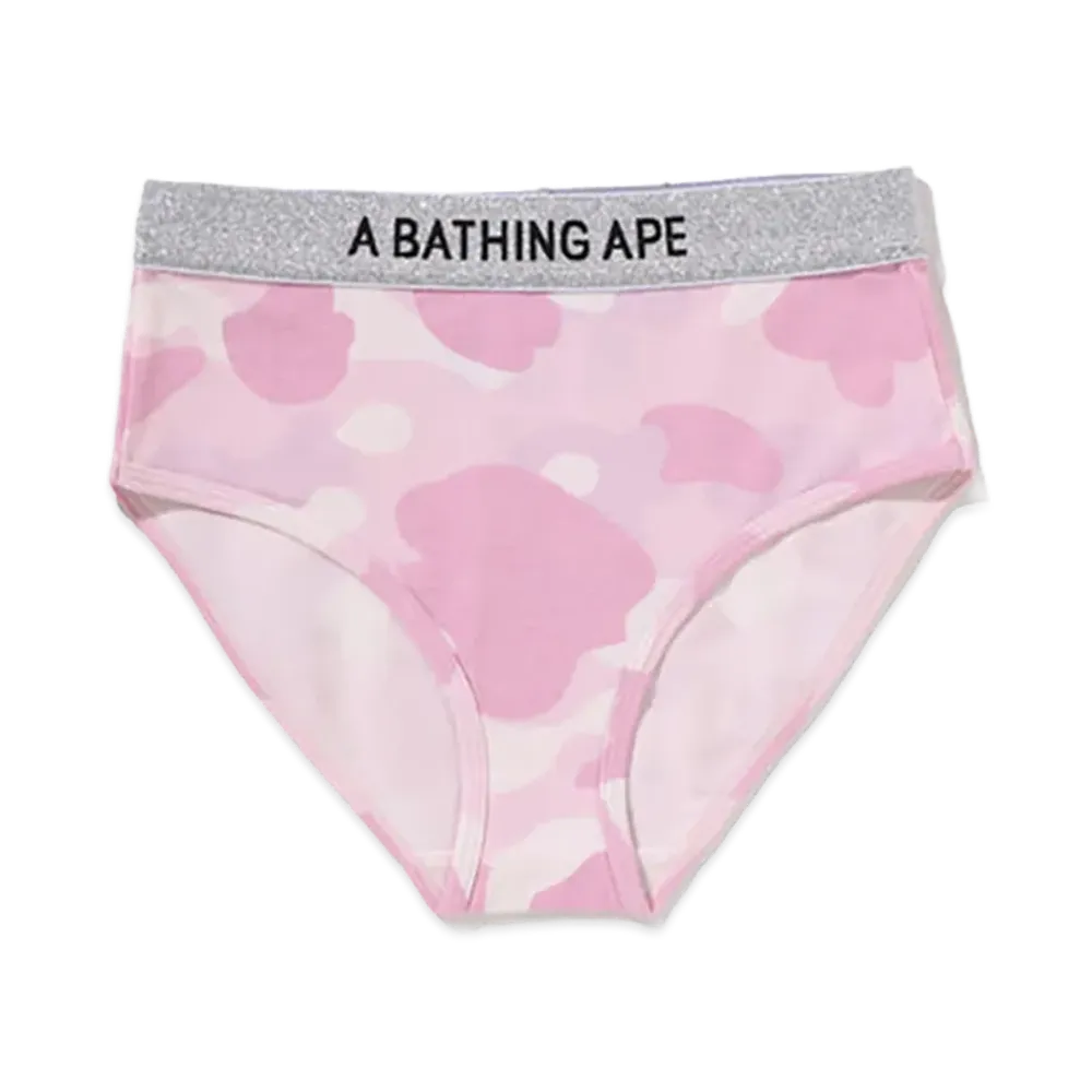 A BATHING APE Color Camo Shorts "Pink"