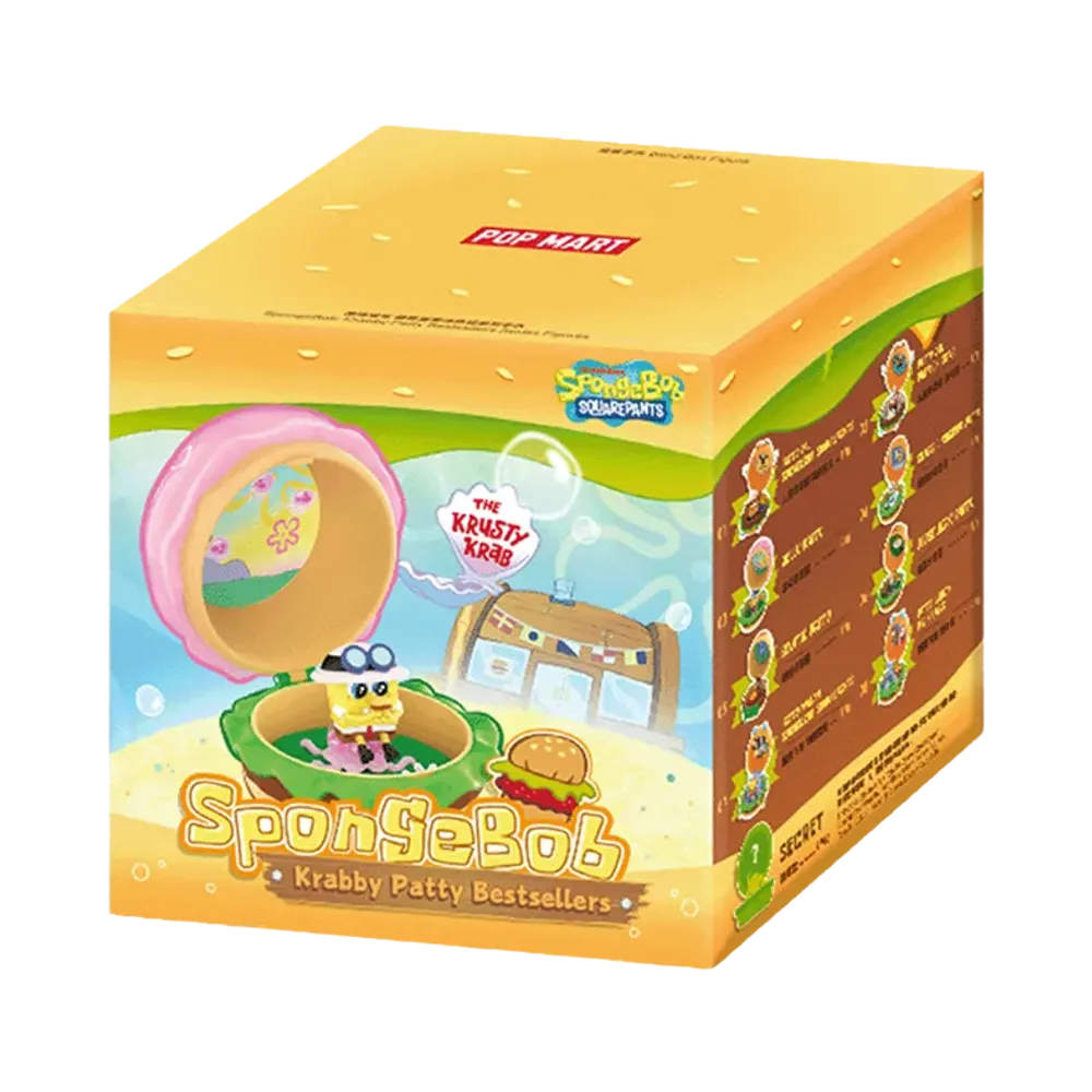 POP MART SpongeBob: Krabby Patty Bestsellers Series Figures [Piece]