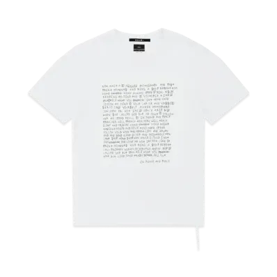 KSUBI Whitenoise Kash Sort Sleeve Tee "White"