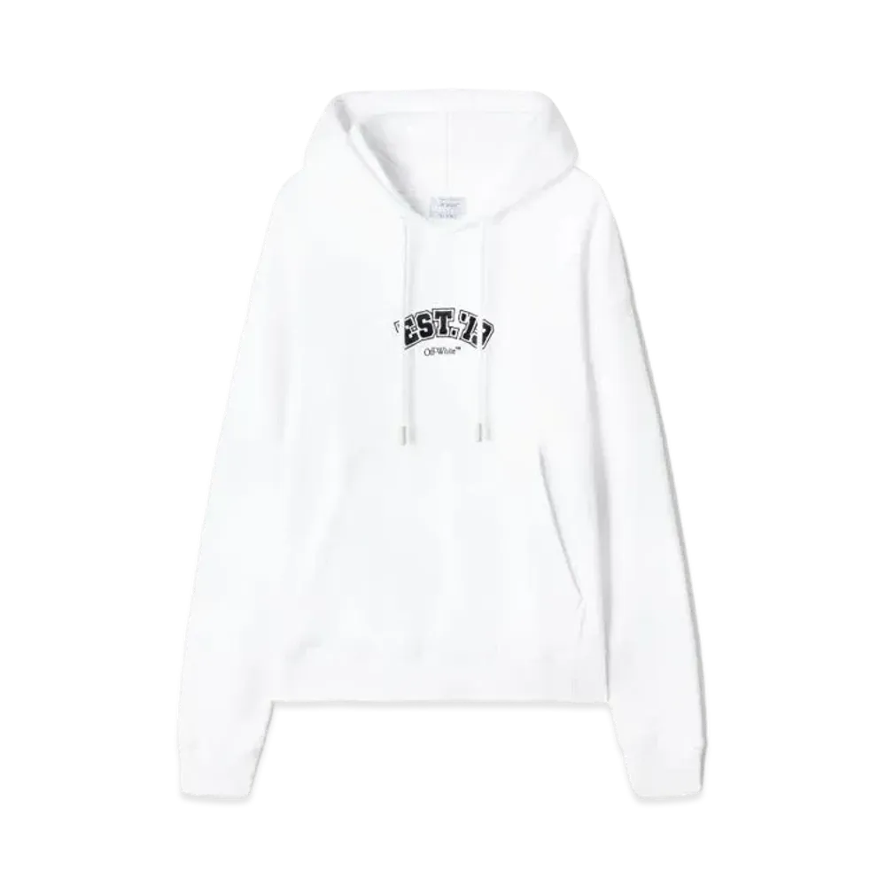 OFF-WHITE Logic Skate Hoodie "White"