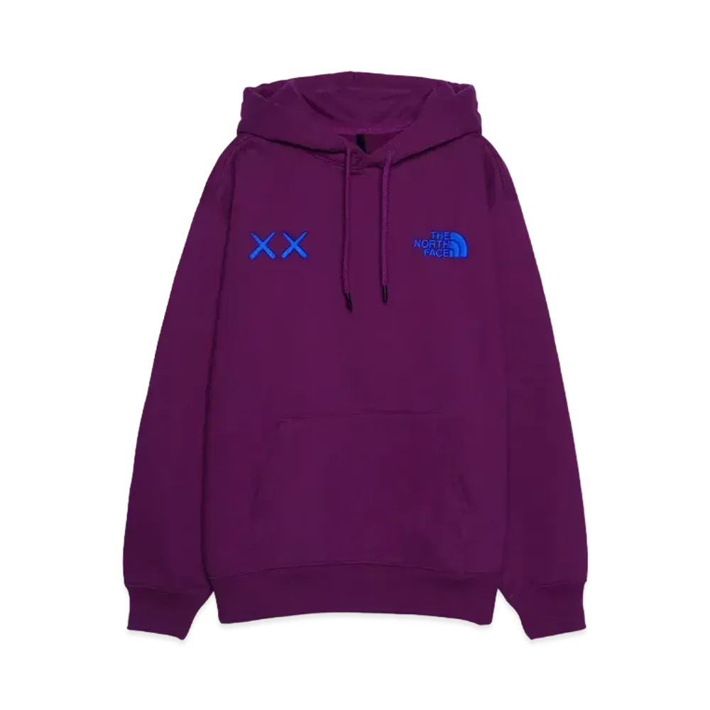 The North Face Kaws Hoodie "Purple Blue"